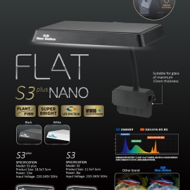 Đèn Thủy Sinh Flat S3 Plus Nano RGB