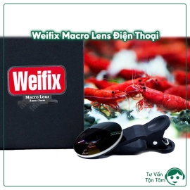 Ống Kính Lens Macro WEIFIX 7cm Đa Dụng  Dành Cho Điện Thoại Chụp Cá Cảnh - Tép Cảnh