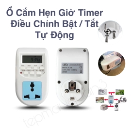 Ổ Cắm Hẹn Giờ Timer Điều Chỉnh Bật Tắt Tự Động AL-06