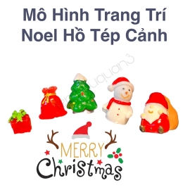 Mô Hình Trang Trí Noel Hồ Tép Cảnh
