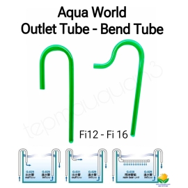 In Out Nhựa Aqua World Outlet - Bend Tube - Phụ Kiện Hệ Thống Lọc Thủy Sinh