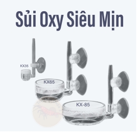 Sủi Oxy Siêu Mịn KX35 -KX65 - KX85 - Bổ Sung Oxy Hoà Tan - Tép Màu Quận 3