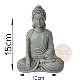 Tượng Phật Ngồi Chất Liệu Nhựa - Trang Trí Tiểu Cảnh - Tép Màu Quận 3