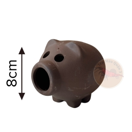 Heo Gốm Nâu - Đồ Chơi Tép Cảnh - Tép Màu Quận 3