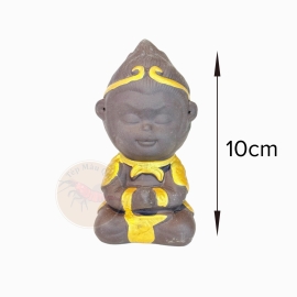 Tượng Ngộ Không Gốm Nâu - Đồ Chơi Tép Cảnh - Tép Màu Quận 3