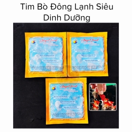 Tim Bò Đông Lạnh Siêu Dinh Dưỡng Kích Màu Cho Cá ( 3 Loại ) - Tép Màu Quận 3