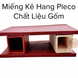Miếng Kê Hang Gốm Pleco - Chất Liệu Gốm Tự Nhiên
